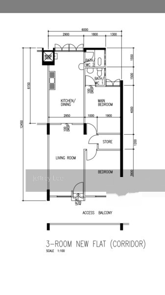 Blk 106 Ang Mo Kio Avenue 4 (Ang Mo Kio), HDB 3 Rooms #133715182